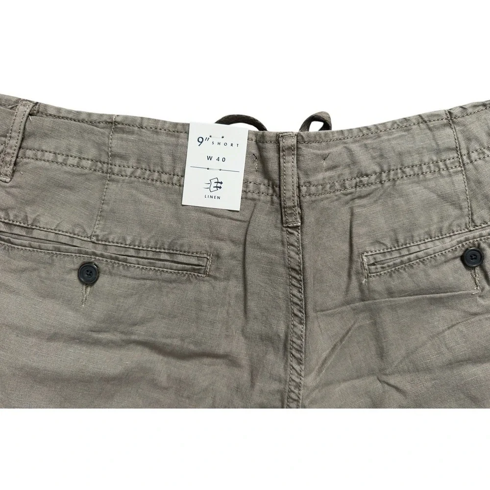 New Lucky Brand Linen Blend Flat Front Chino Shorts 9" Men's 40 MSRP $69.50 - Picture 9 of 9